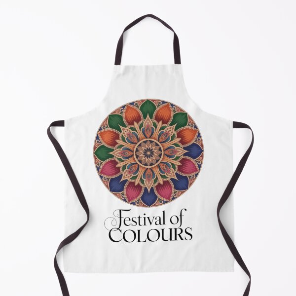 Item preview, Festival of Colours Circular Lotus Mandala Shirt | Holi Indian Rangoli Art Spring Celebration Tee designed and sold by DarylWelsh2024.