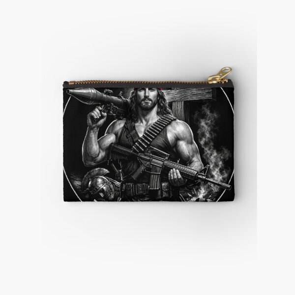 Item preview, Rambo Jesus – They Drew First Blood Version 3 designed and sold by Endthedisease.