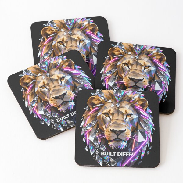 Item preview, Copy of Neon Apex Lion Built Different Power Streetwear Tee designed and sold by gutfeelgraphic.