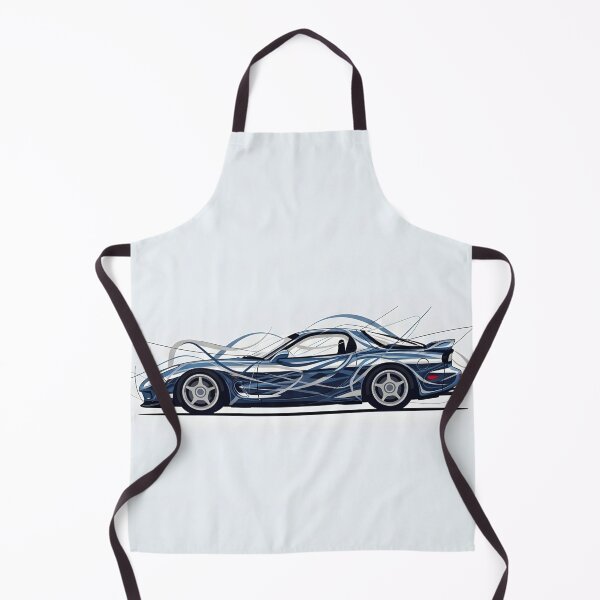 Item preview, Blue Mazda RX-7 FD Speed Art Poster designed and sold by Motorline44.