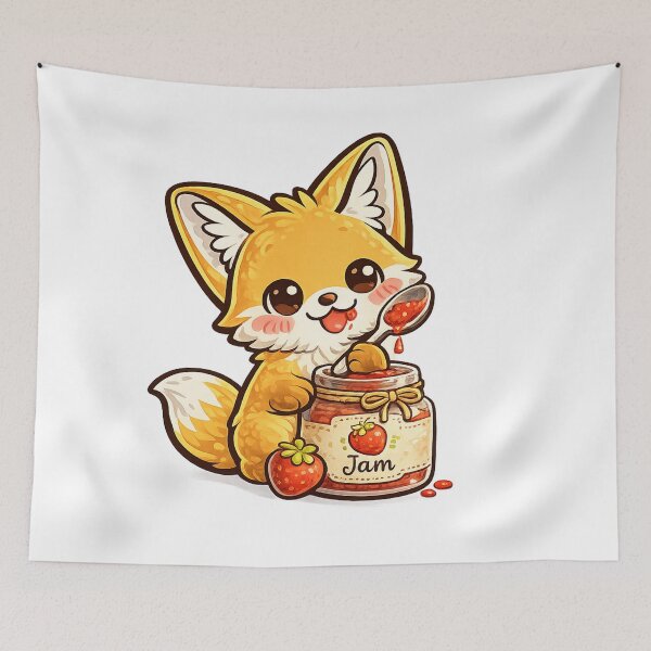 Item preview, Fox Eating Jam designed and sold by Eiraoff.