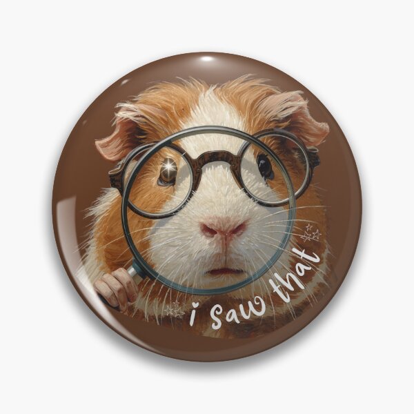 Item preview, I Saw That Cute Guinea Pig Detective designed and sold by StoneybrokeM.