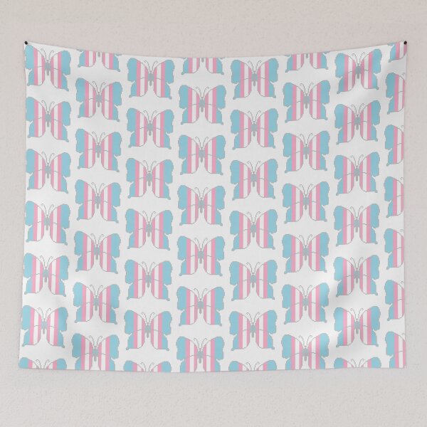 Item preview, Trans Pride Flag Butterfly designed and sold by pixel-perfectrb.