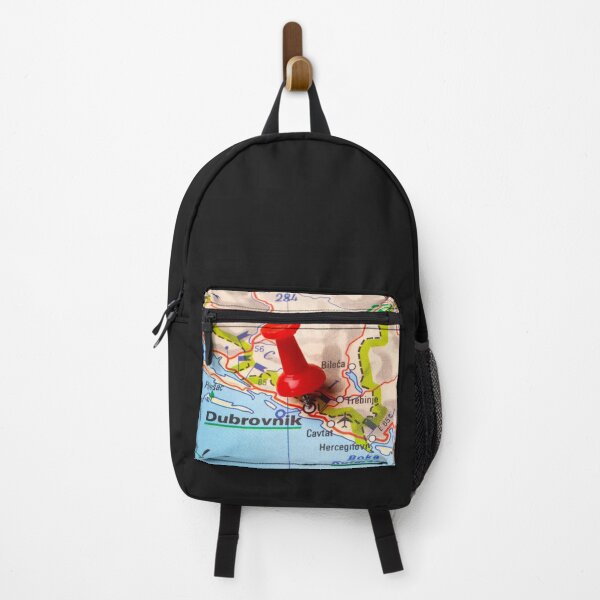 Item preview, Dubrovnik Croatia Map Pin Travel Art Gift designed and sold by Winetastic-Art.