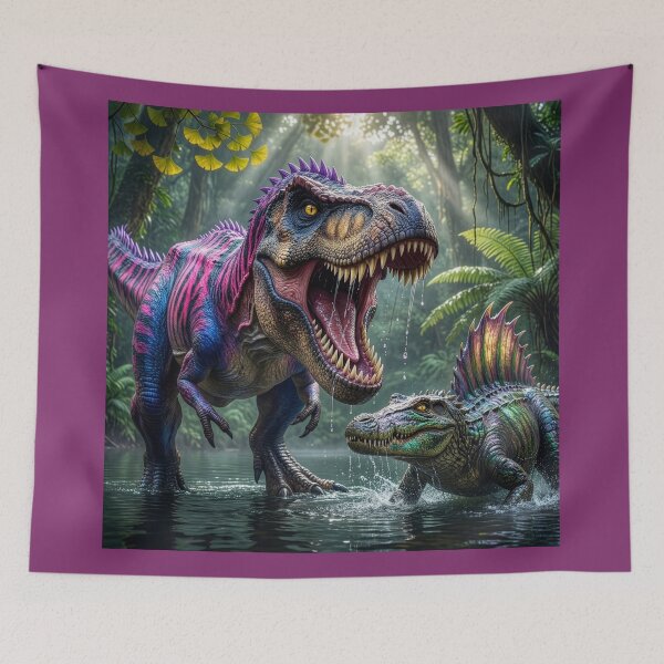 Item preview, Tyrannosaurus and Dimetrodon designed and sold by Tridentulus.