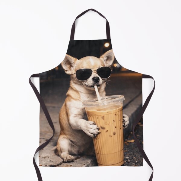 Artikelvorschau, Chihuahua trinkt Eiskaffee – Lustiges Tier-Meme für Männer und Frauen entworfen und verkauft von first-shirt ⭐ ⭐ ⭐ ⭐ ⭐.