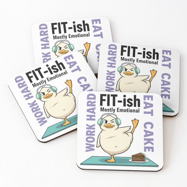 Item preview, Fit-ish Duck - Powered by Cake designed and sold by EnlightArt.