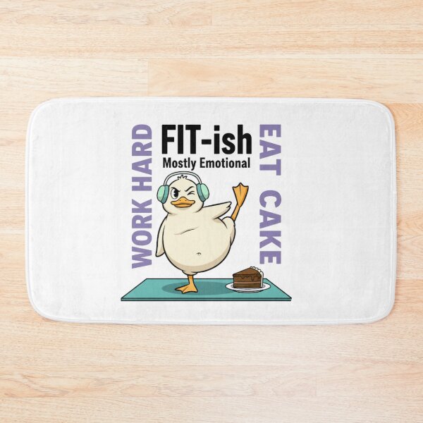 Item preview, Fit-ish Duck - Powered by Cake designed and sold by EnlightArt.