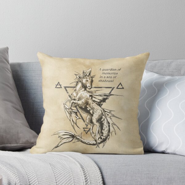 Item preview, Alchemy Sea Guardian – Sacred Geometry Fantasy Sea Horse designed and sold by VitalusDesignArtV.