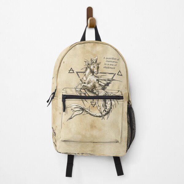 Item preview, Alchemy Sea Guardian – Sacred Geometry Fantasy Sea Horse designed and sold by VitalusDesignArtV.