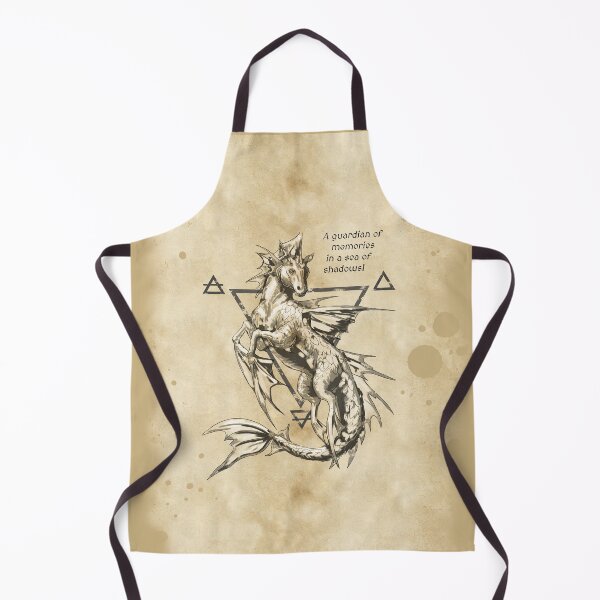 Item preview, Alchemy Sea Guardian – Sacred Geometry Fantasy Sea Horse designed and sold by VitalusDesignArtV.