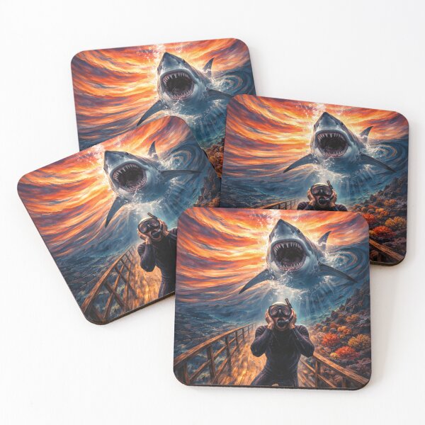 Item preview, The Scream With a Fishy Reason – Inspired by Edvard Munch's “The Scream” (1863–1944), who never imagined the reason would have teeth and gills. designed and sold by TheArtsyFrogs.
