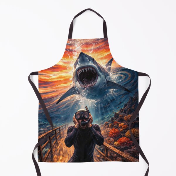 Item preview, The Scream With a Fishy Reason – Inspired by Edvard Munch's “The Scream” (1863–1944), who never imagined the reason would have teeth and gills. designed and sold by TheArtsyFrogs.