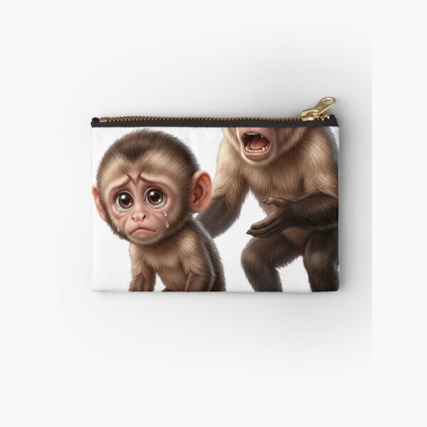 Item preview, "Punch" the Abandoned Baby Monkey designed and sold by JordanInk Studio.