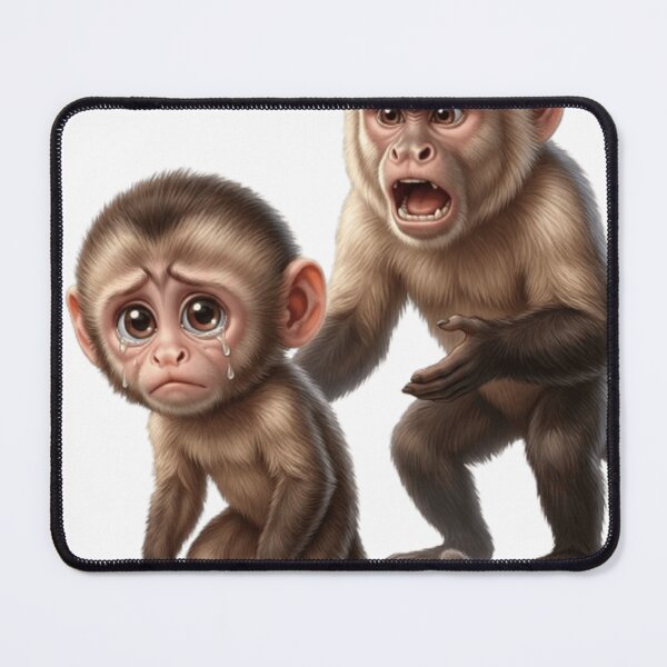 Item preview, "Punch" the Abandoned Baby Monkey designed and sold by JordanInk Studio.
