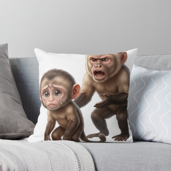 Item preview, "Punch" the Abandoned Baby Monkey designed and sold by JordanInk Studio.