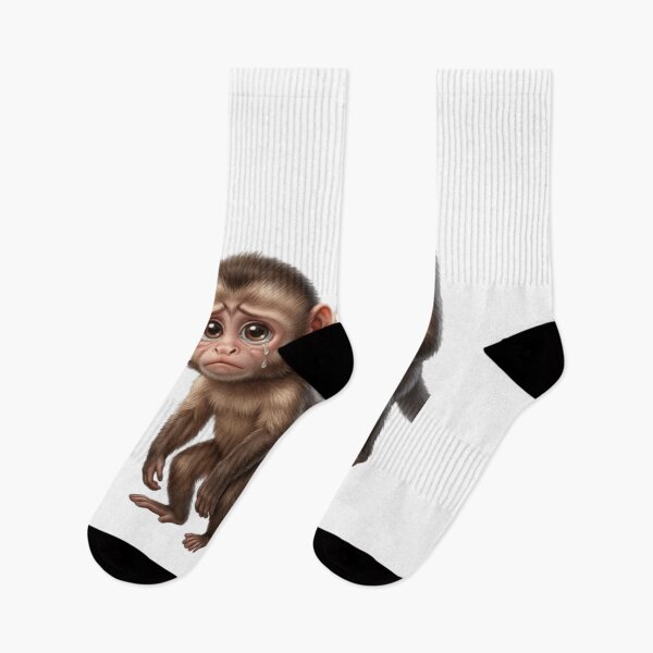 Item preview, "Punch" the Abandoned Baby Monkey designed and sold by JordanInk Studio.