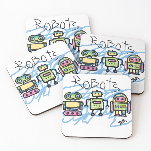 Item preview, robots are cool designed and sold by ArtistryAlch.