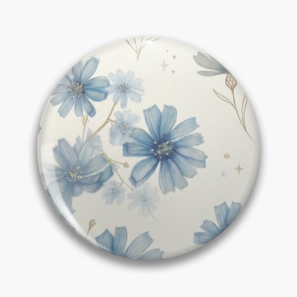 Item preview, Watercolor Blue Floral Seamless Pattern designed and sold by GenX369.