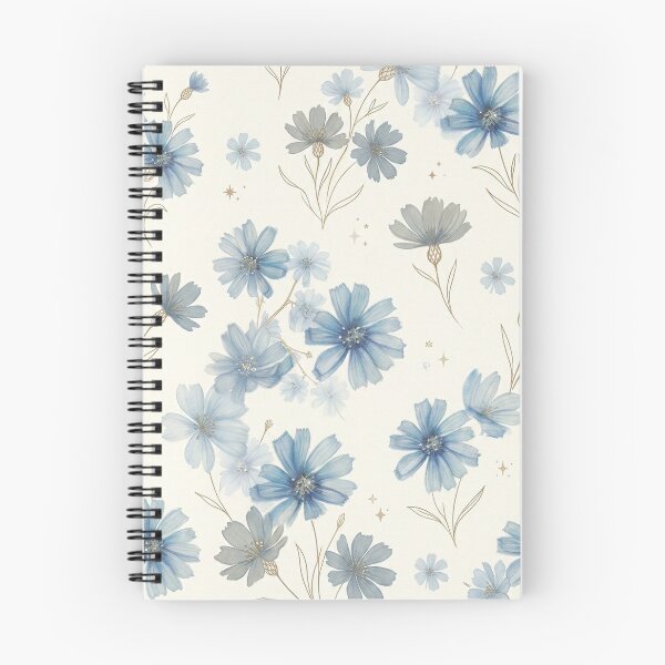 Item preview, Watercolor Blue Floral Seamless Pattern designed and sold by GenX369.