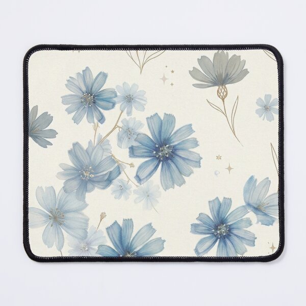 Item preview, Watercolor Blue Floral Seamless Pattern designed and sold by GenX369.