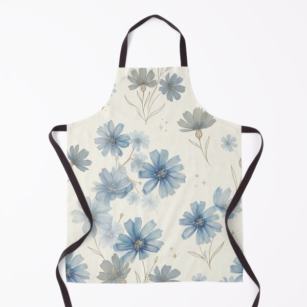 Item preview, Watercolor Blue Floral Seamless Pattern designed and sold by GenX369.