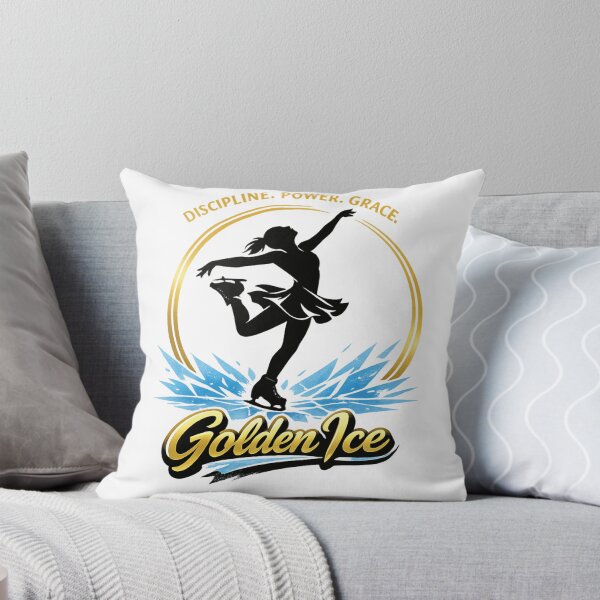 Item preview, Golden Ice – Grace Under Pressure Figure Skating Design designed and sold by LatestDesign95.