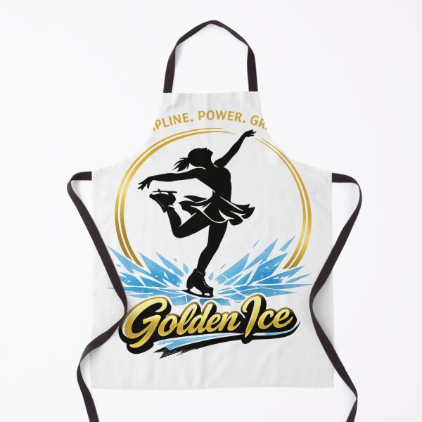 Item preview, Golden Ice – Grace Under Pressure Figure Skating Design designed and sold by LatestDesign95.