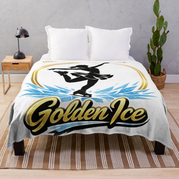 Item preview, Golden Ice – Grace Under Pressure Figure Skating Design designed and sold by LatestDesign95.