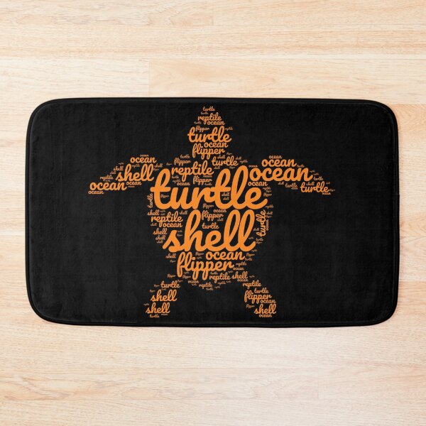 Item preview, Turtle Word Art – Ocean Typography Turtle Design designed and sold by ArcticFoxStudio.