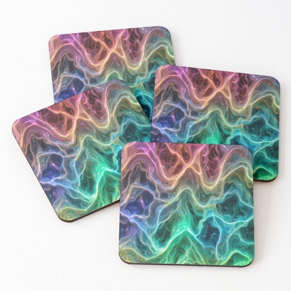 Item preview, Neon pattern of fictitious anomalous cosmic radiation designed and sold by Hot4Shirt.