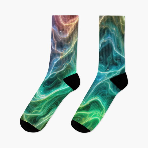 Item preview, Neon pattern of fictitious anomalous cosmic radiation designed and sold by Hot4Shirt.