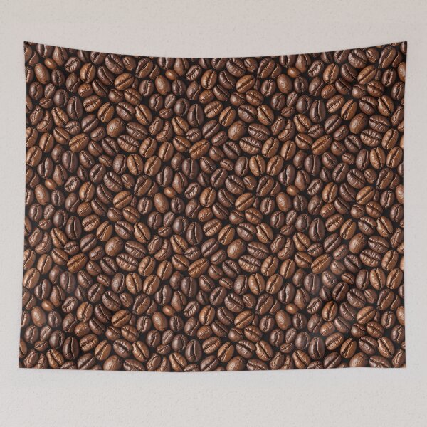 Item preview, Roasted Coffee Beans Seamless Pattern designed and sold by Fabricbella.