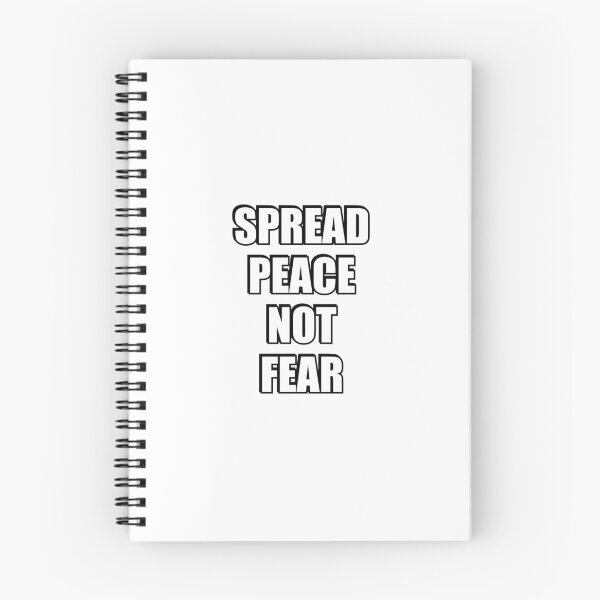 Item preview, SPREAD PEACE NOT FEAR - no more war designed and sold by Inspirationmotivation.