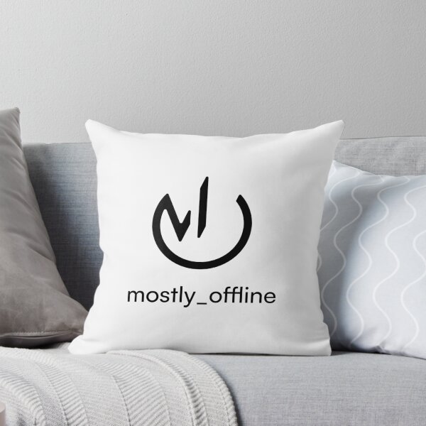 Item preview, Mostly Offline Logo – Minimalist Tech Aesthetic Design designed and sold by mostly_offline.