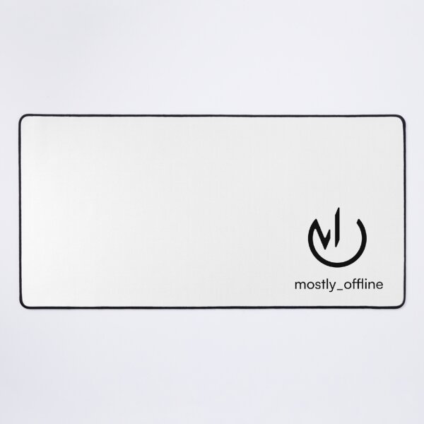 Item preview, Mostly Offline Logo – Minimalist Tech Aesthetic Design designed and sold by mostly_offline.