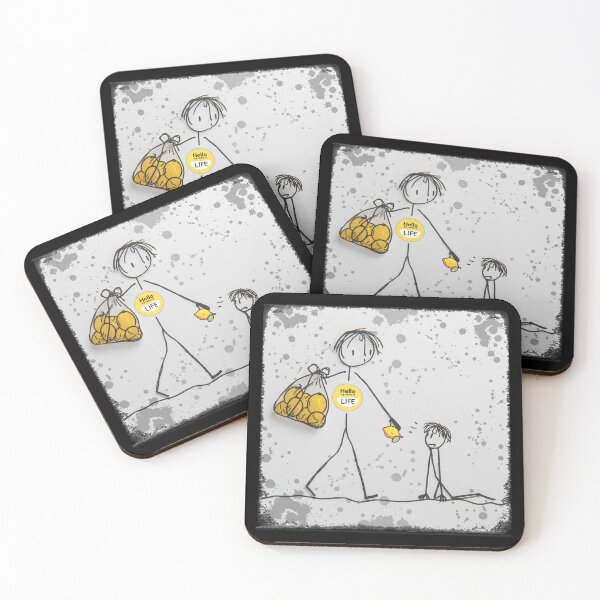 Item preview, Funny "If You Hand Me One More Da** Lemon..." Stick figures designed and sold by DizzyButterfly.