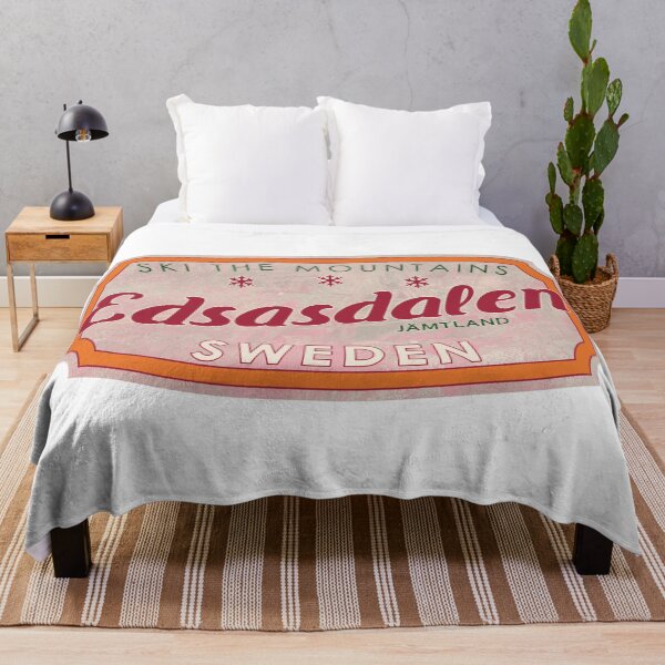 Item preview, Edsåsdalen, Sweden, Jämtland, Ski, textured skiing badge designed and sold by Wanderful-roads.