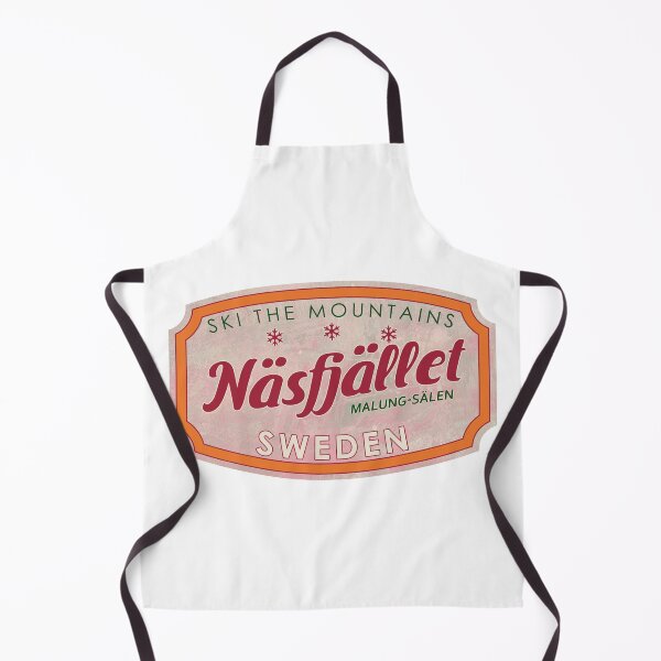 Item preview, Näsfjället, Sweden, Malung-Sälen, Ski, textured skiing badge designed and sold by Wanderful-roads.