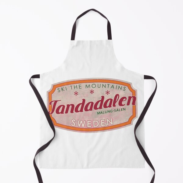 Item preview, Tandådalen, Sweden, Malung-Sälen, Ski, textured skiing badge designed and sold by Wanderful-roads.
