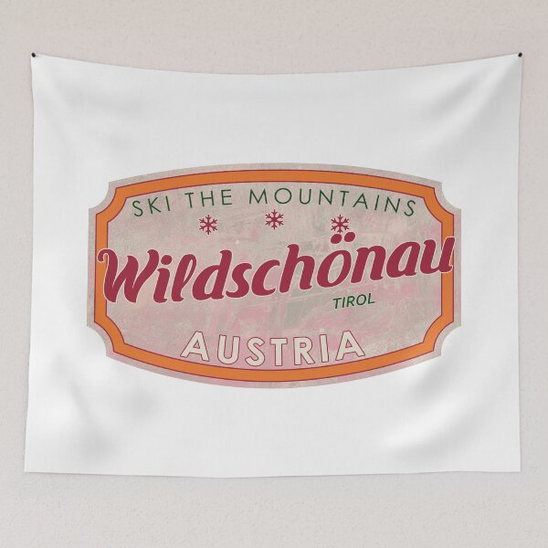 Item preview, Wildschönau, Austria, Tirol, Ski, textured skiing badge designed and sold by Wanderful-roads.