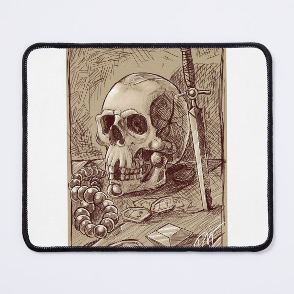Item preview, Skull, dagger and a treasure designed and sold by tomimt.