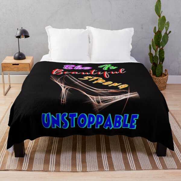 Item preview, She Is Beautiful Strong Unstoppable designed and sold by bitcgiantcrab7.