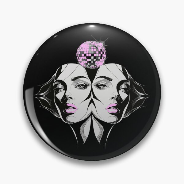 Item preview, Y2K Disco Mirage – Pink Chrome Muse designed and sold by TomoMadeIt.