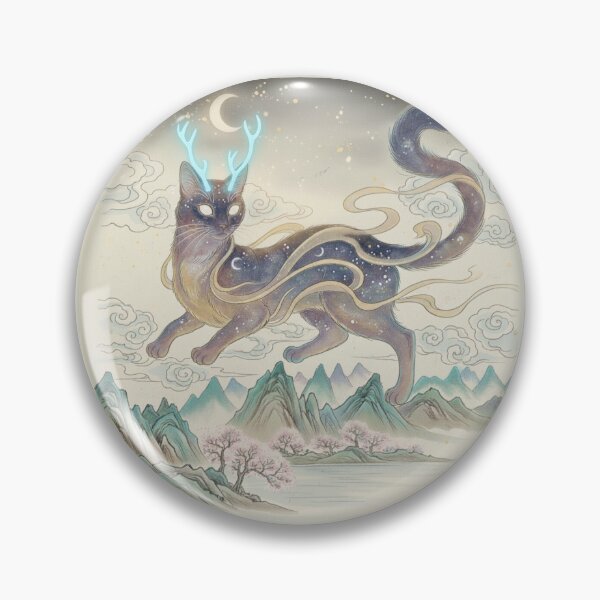 Item preview, Celestial Cat Spirit designed and sold by ButterCreations.