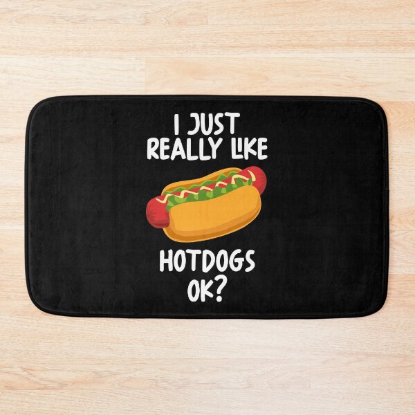 Item preview, I Just Really Like Hotdogs Ok? designed and sold by GabbyKash.