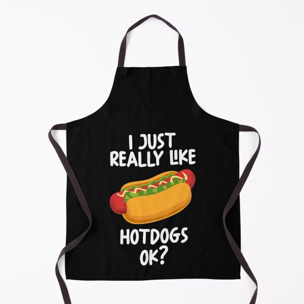 Item preview, I Just Really Like Hotdogs Ok? designed and sold by GabbyKash.