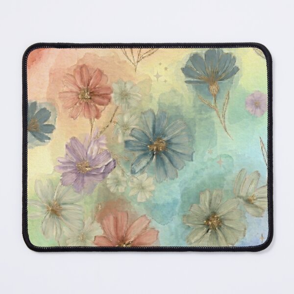 Item preview, Soft Rainbow Watercolor Floral Pattern designed and sold by GenX369.