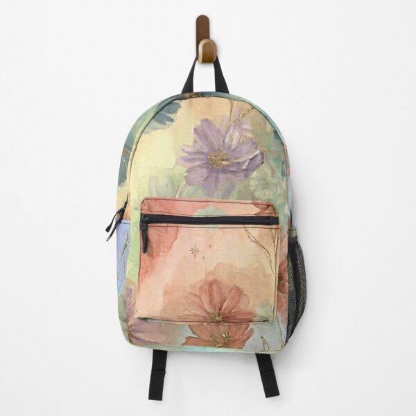 Item preview, Soft Rainbow Watercolor Floral Pattern designed and sold by GenX369.