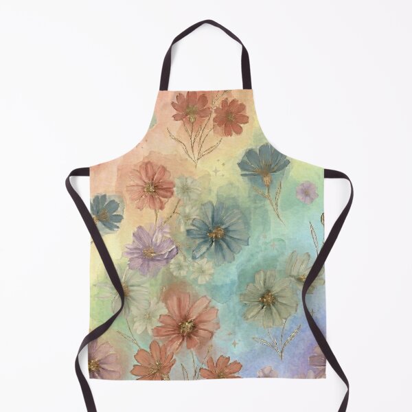 Item preview, Soft Rainbow Watercolor Floral Pattern designed and sold by GenX369.